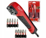 MILWAUKEE Udarowa nasadka kątowa 90 SHOCKWAVE + Bity