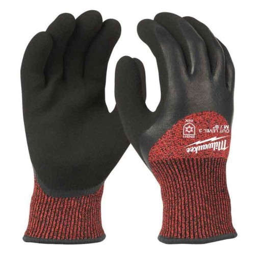 Rękawice zimowe, odporne na przecięcia, poziom ochrony 3/C, rozmiar XL/10
