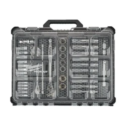 Zestaw nasadek  ¼” i ½” z grzechotką w organizerze PACKOUT™ 63 szt. Milwaukee 4932493661