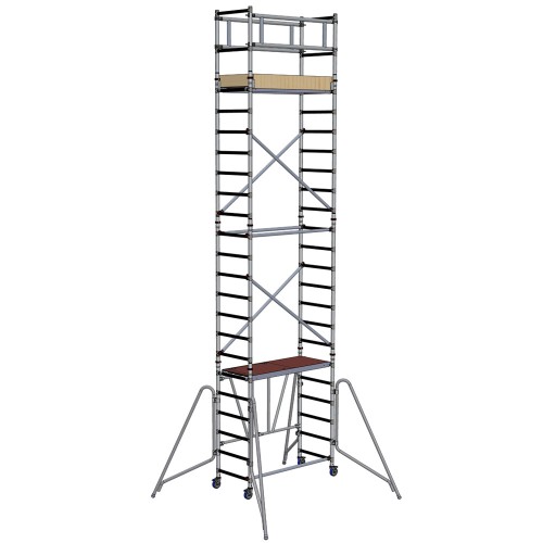 Rusztowanie COMPACT XS 160, 75 x 160 cm wieża jezdna Faraone